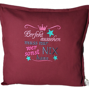 Kissen "Perfekt"